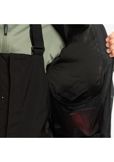 Quiksilver Mission Printed Block Erkek Snowboard Montu Yeşil