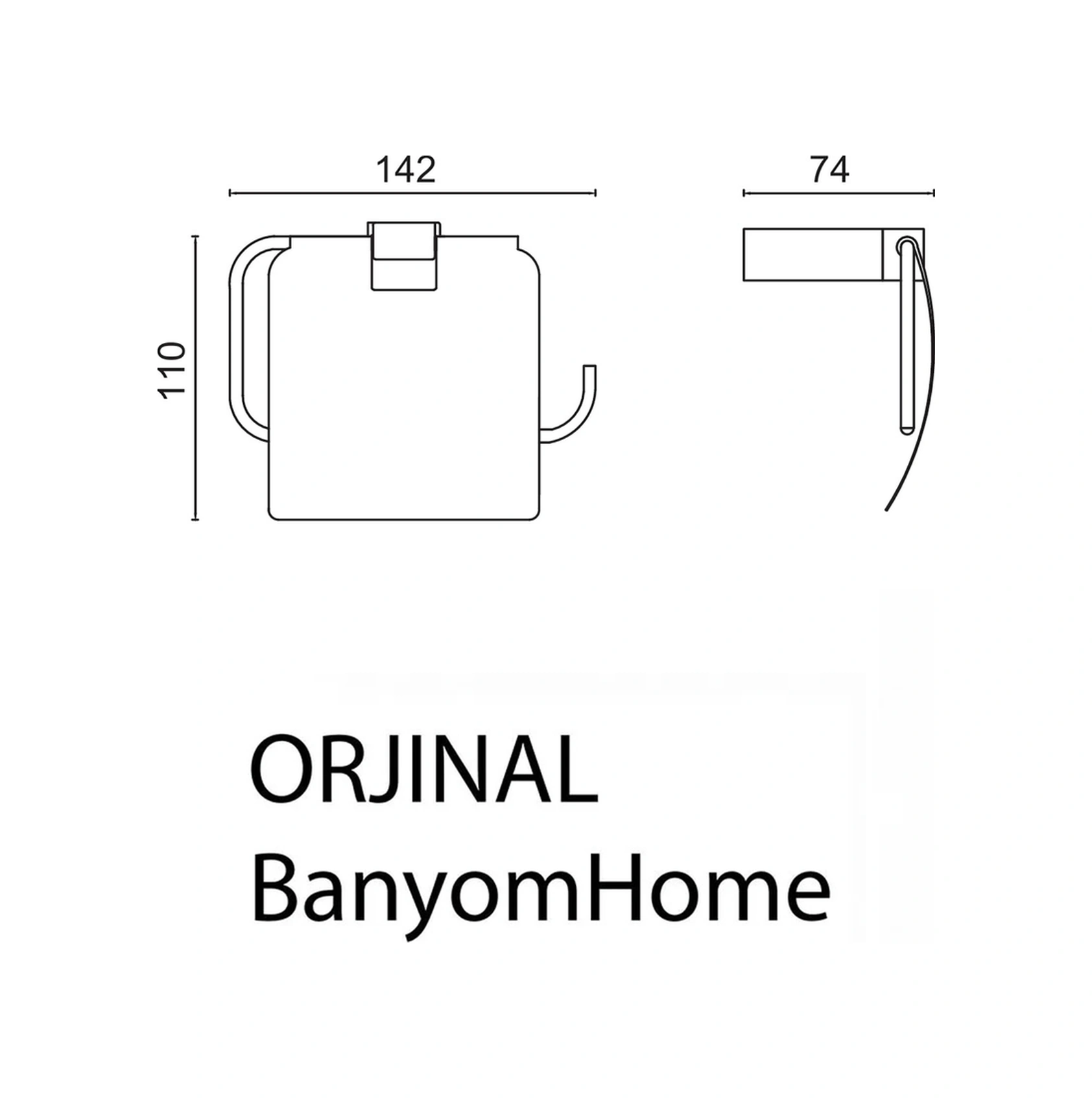 Çelik Banyo Paslanmaz Pirinç Titanik Tuvalet Kağıtlık Krom