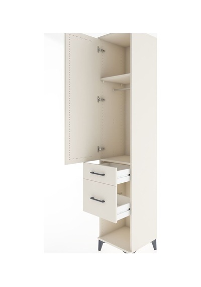Hyperion Dolap 2 Raflı 2 Çekmeceli Tek Askılı 44x44x221 Aytaş... Aytaşı