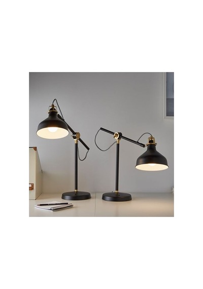 Ikea Ranarp Çalışma Lambası, Siyah, 20 Cm
