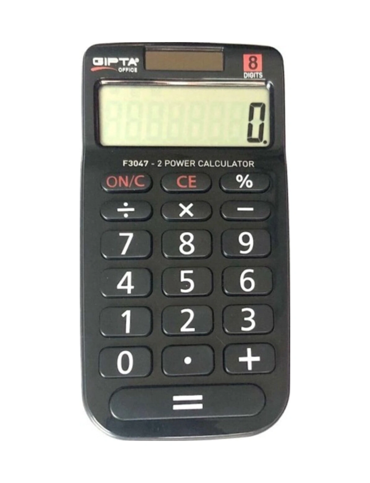 F3047 Hesap Makinesi 8 Haneli - Siyah Diğer