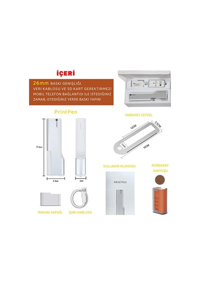 Sones Evebot Elde Taşınabilir Mini Dövme Yazıcısı Mürekkep Püskürtmeli Küçük Baskı Kalemi