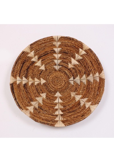 Kaunos 75 X15 Cm Çap- Doğal Abaka Duvar Tabağı