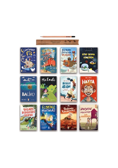 Timaş Çocuk Melodi - Balino - Çantamdan Fil Çıktı - Yaşam Dedektifi Derya - Dedemin Kurabiyeleri Set 12 Kitap