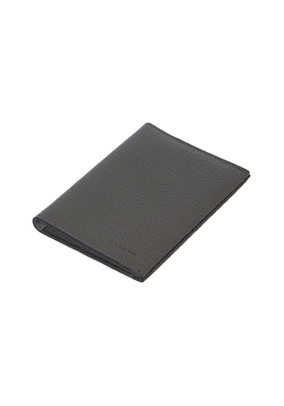Tergan Gri Deri Unisex Pasaportluk - S1ps00001657-g35 Gri