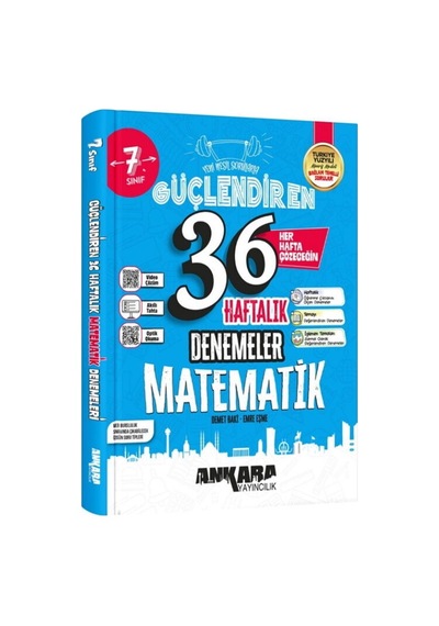 2027 Ankara Yayıncılık 7. Sınıf Matematik 32 Hafta Güçlendiren Denemeleri