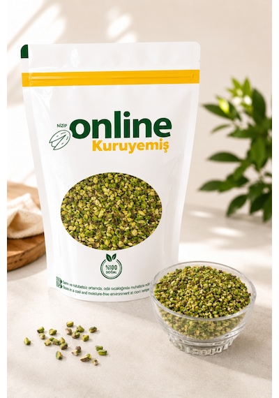 Antep Fıstığı - Pirinç - Yeşil Boz Fıstık - Yeni Mahsül - 100 Gr 100 G