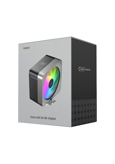 Delta A40 Ex Siyah Digital 120 Mm Intel 1700p/1851p -amd Uyumlu Hava Soğutucu