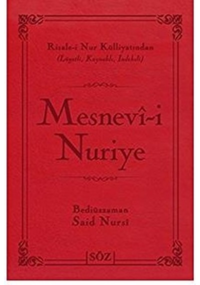 Mesnevii Nuriye B.Boy 2 Renk Ciltli - Bediüzzaman Said Nursi