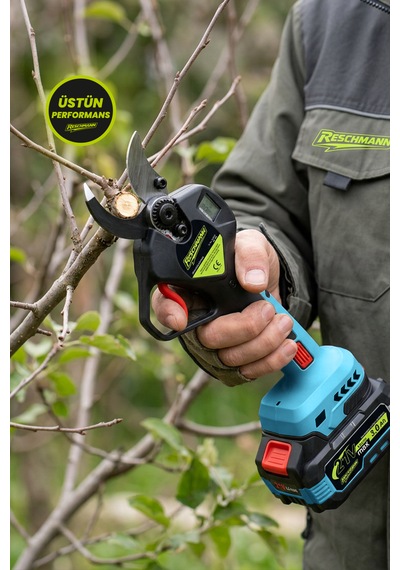 R-9908-9108 2'li Set Şarjlı Testere Ve Budama Makası 21v - 3.0 Ah - Dijital Göstergeli