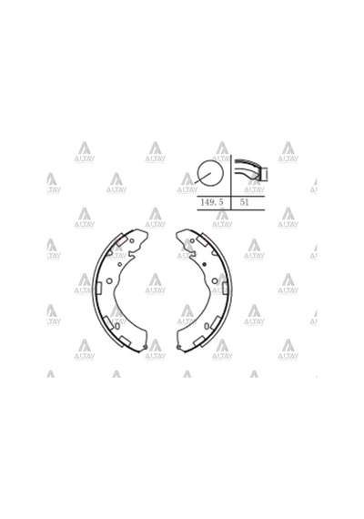 Mitsubishi L-200 / Isuzu D-max / Subaru Legacy 2006-2015 Fren Balatası Arka 26694-yc000
