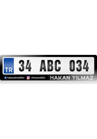 Kişiye Özel Plakalık - 4 368584246