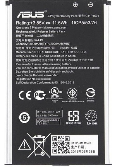 Asus Zenfone 2 Laser 6.0 (C11P1501) ZE601KL Batarya Pil