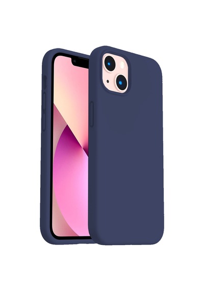 Epico Apple Uyumlu iPhone 13 Magsafe Manyetik Silikon Kılıf Blue Mavi