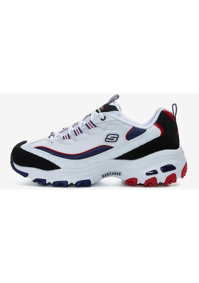 Skechers D'Lites - Varsity Spirit Kadın Beyaz Sneakers 149781 Wnvr Beyaz