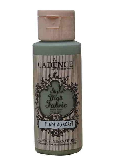 Cadence Style Matt Fabric Kumaş Boyası F-624 Adaçayı