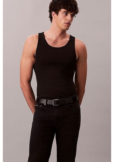 Calvin Klein Erkek Slim Straight Kesim 5 Cepli Jean Pantolon - Siyah Evenıng Blue