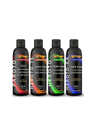 4'lü Pasta Cila Set - 4x100 Ml