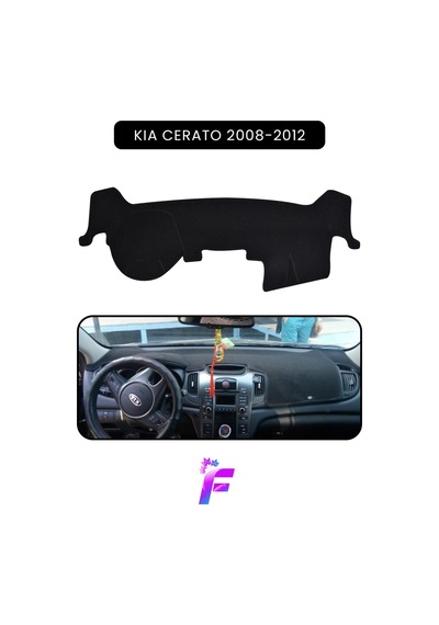 Kıa Cerato 2008-2012 Torpido Koruyucu Güneş Ve Yansımaya Karşı Kalkan Tam Koruma Kaymaz Tc96