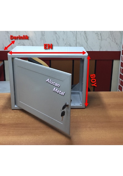 Elektrik, Su, Doğalgaz İçin Pano Dolabı, Açılır Müdahale Kapağı