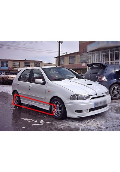 Fiat Palio Marşpiyel Sağ Sol Takım Fiberglass Boyasız