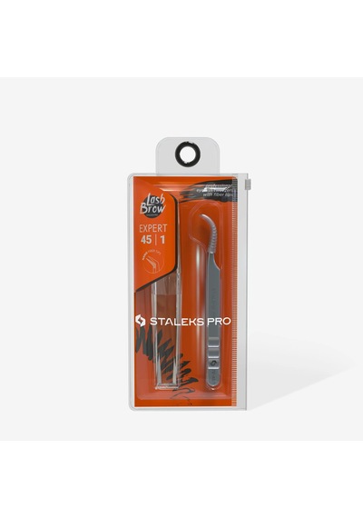 Staleks Expert 45/1 Kirpik Cımbızı Kavisli Fiber