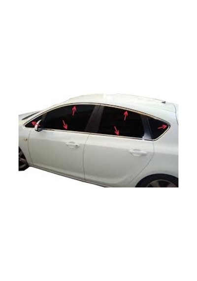 Astra J Hb Krom Cam Çerçevesi Cam Çıta 12 Prç. 2009-2020 Paslanma