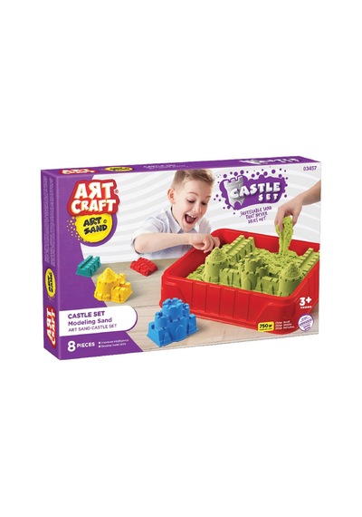 Kum Ev Kale Seti Kinetik Oyun Kumu Oyuncak Set 1500 Gr Kum