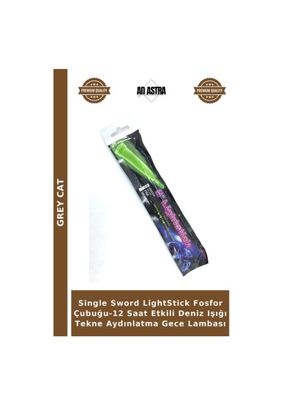 Single Sword Lightstick Fosfor Çubuğu-12 Saat Etkili Deniz Işığı Tekne Aydınlatma Gece Lambası Çok Renkli
