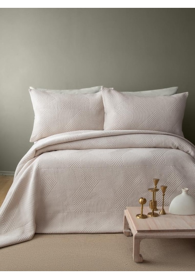Apricitas Home Yatak Örtüsü Set Savoy Vizon Tek Kişilik