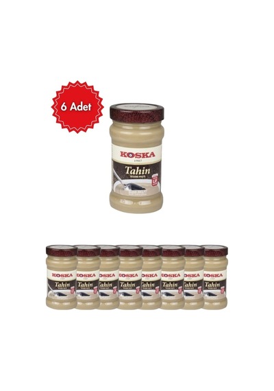 Koska Tahin 300 Gr X 6 Adet Tazeliği Koruyan Pratik 6 Lı Paket