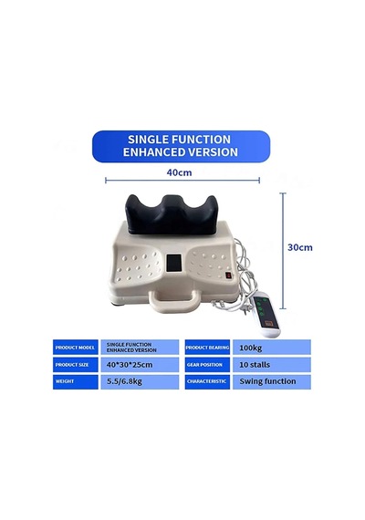 Akıllı Swing Ayak Masajı, Pasif Aerobik Bacak Egzersizleri İçin Tel Kontrollü Chi Swing Makinesi, Canlılık Aerobik Egzersizleri İçin 10 Vites Hızı Ayarlanabilir Leg Shake Master Akıllı Swing Ayak Masajı, Pasif Aerobik Bacak Egzersizleri İçin Tel Kontrollü Chi Swing Makinesi, Canlılık Aerobik Egzersizleri İçin 10 Vites Hızı Ayarlanabilir Leg Shake Master
