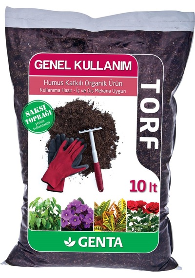 Genta Humus Katkılı Genel Kullanım Torfu 10 L