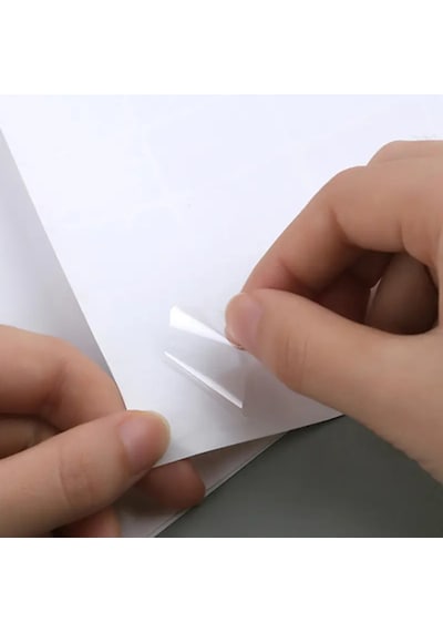 1000 Adet - 30mm X 20mm Pp Şeffaf Etiket - Ağız Kapatma Etiketi