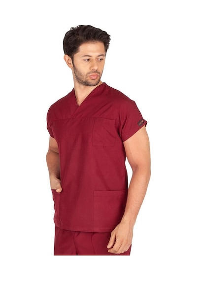 Erkek Doktor Hemşire Forması Scrubs Alpaka Kumaş Hastane Nöbet Te (474546744)