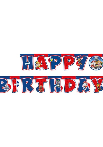 Paw Petrol Refresh Happy Bırtday Banner 2,10 M