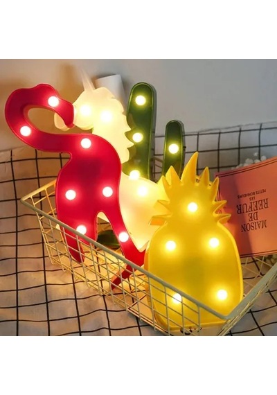 Led Işıklı Ananas Gece Lambası Belirtilmemiş