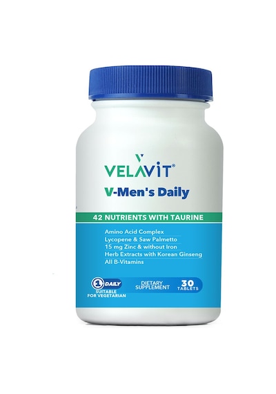 Velavit V-Mens Daily Takviye Edici Gıda 30   Tablet