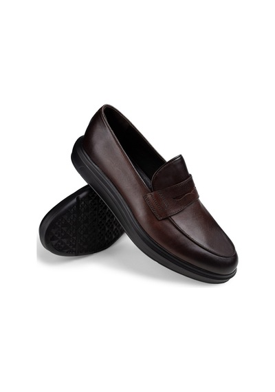 Deery Hakiki Deri Kahverengi Loafer Erkek Ayakkabı Kahverengi (539861171) Kahverengi