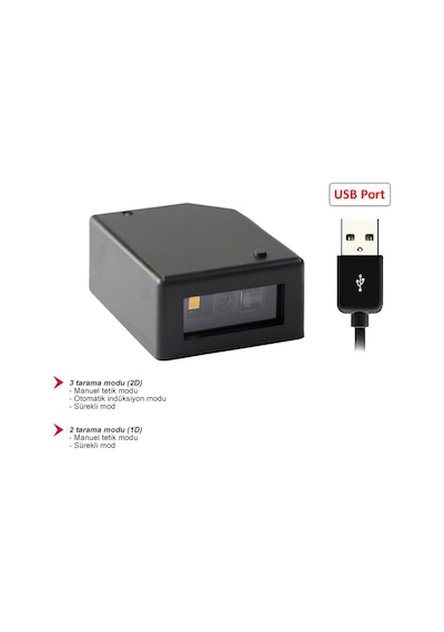 Maxwera Mw-101R 2D Barkod Okuyucu-Usb