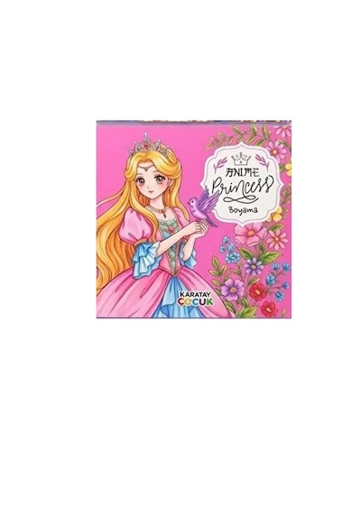 4e Anime Princess Boyama Kitabı Pembe