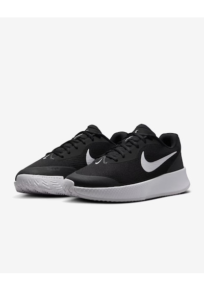 Nike Nıke Hq5292-001 M Vapor Lıte 3 Erkek Siyah Toprak Tenis Ayakkbısı Beyaz