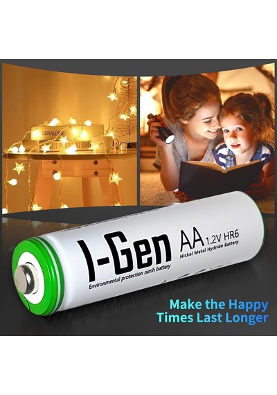 B138 2 Adet Aa 2700 Mah Şarj Edilebilir Kalem Pil 1.2v Ni-mh Şarjlı Pil