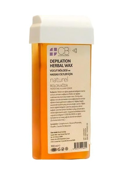 Code Blonde Kartuş Ağda 100ml. Natural