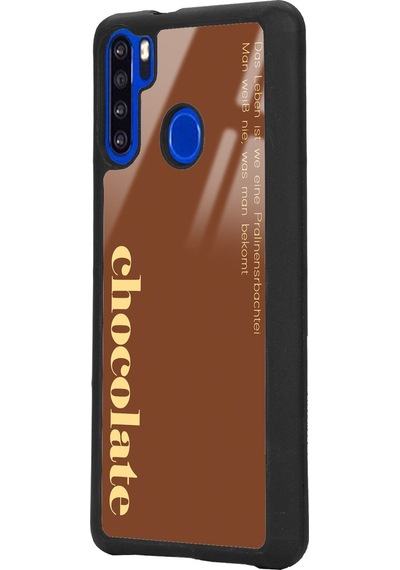 Reeder P13 Blue Max Choclate Tasarımlı Glossy Telefon Kılıfı Siyah