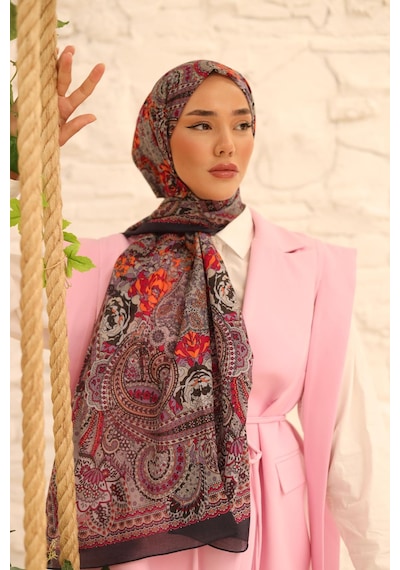 Silk Home Nariya Şal 90001-37 Fuşya