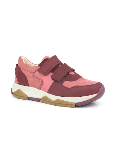 Rakerplus Hakiki Deri Bordo Pembe Kız Çocuk Sneakers Spor Ayakkabı Bordo