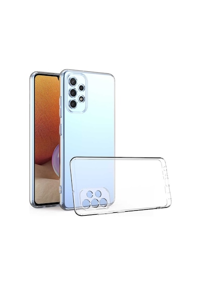 Samsung Uyumlu Galaxy A52 Kılıf Zore Kamera Korumalı Süper Silikon Renksiz