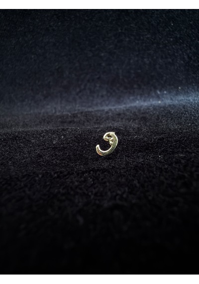 14 Ayar Altın Vav Model Hızma Burun Piercing