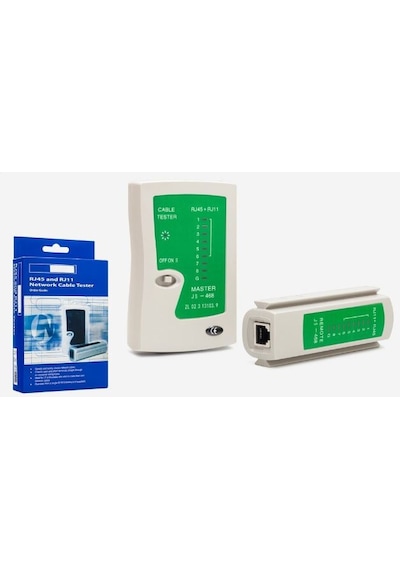 Rj45 Rj11 Cat5 Network Kablo Tester Test Kontrol Bağlantı Cihazı